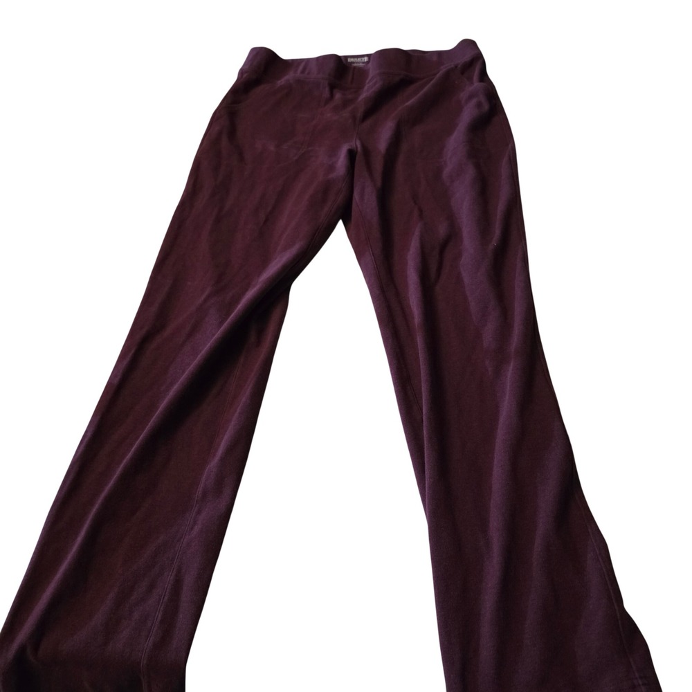Duluth Trading Co Noga Naturale Purple Straight Leg Pants Womens L x 31